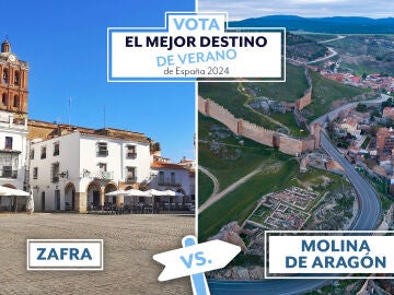 Zafra y Molina de Aragón en la votación al mejor destino de verano de España 2024