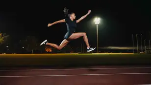 La atleta gallega de triple salto, Ana Peleteiro. 