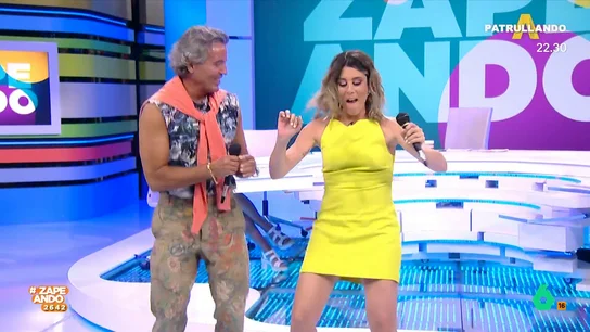 Valeria Ros y Romano Aspas protagonizan la colaboración del verano: "Cleopatra ah, ah, ah" La zapeadora, Valeria Ros y el artista, Romano Aspas, han 'cantado' juntos la icónica canción del cantante 'Cleopatra'. Una colaboración con la que han saltado chispas.