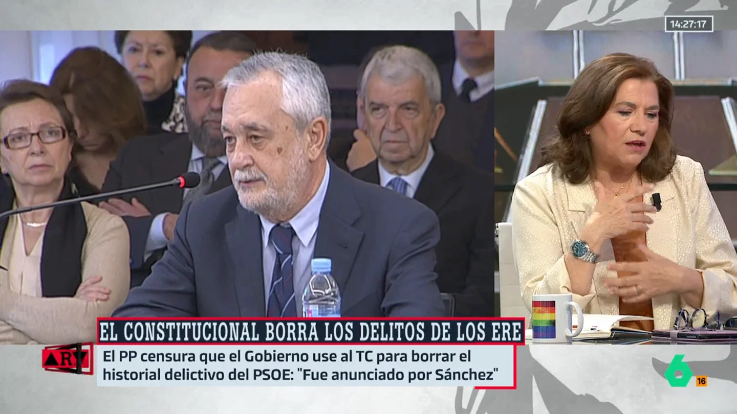 Lucía Méndez, sobre los ERE en Andalucía: "El PSOE haría bien en reconocer que fue un caso muy grave de corrupción" Lucía Méndez, sobre los ERE en Andalucía: "El PSOE haría bien en reconocer que fue un caso muy grave de corrupción"