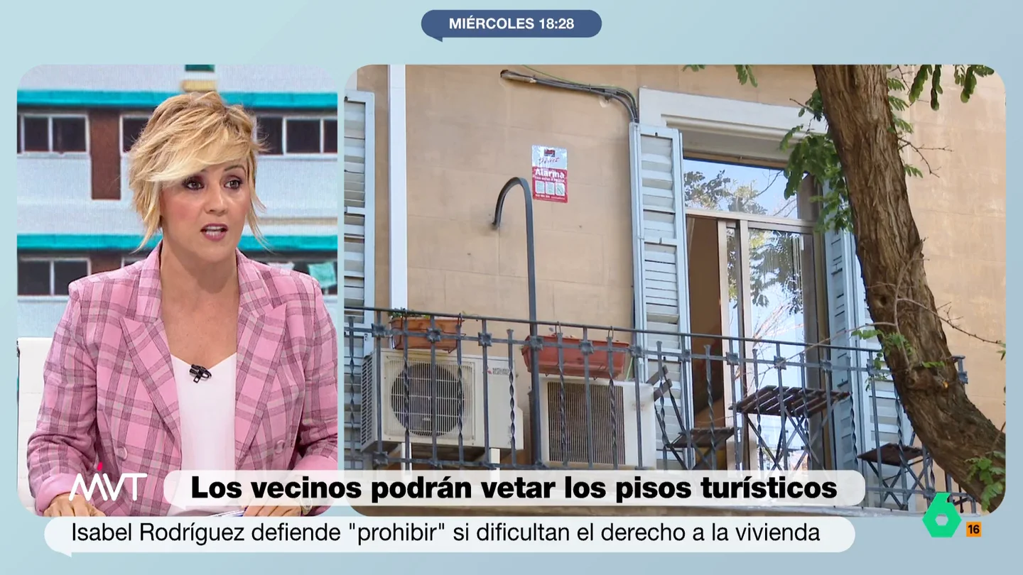 Cristina Pardo reflexiona sobre la subida del precio de los alquileres "Yo pongo un piso en alquiler y, como hay tanta demanda y tengo cola en la puerta de la inmobiliaria, en vez de 900 pido 1.200", comenta Cristina Pardo en este vídeo donde califica esta práctica de "vergonzoso".