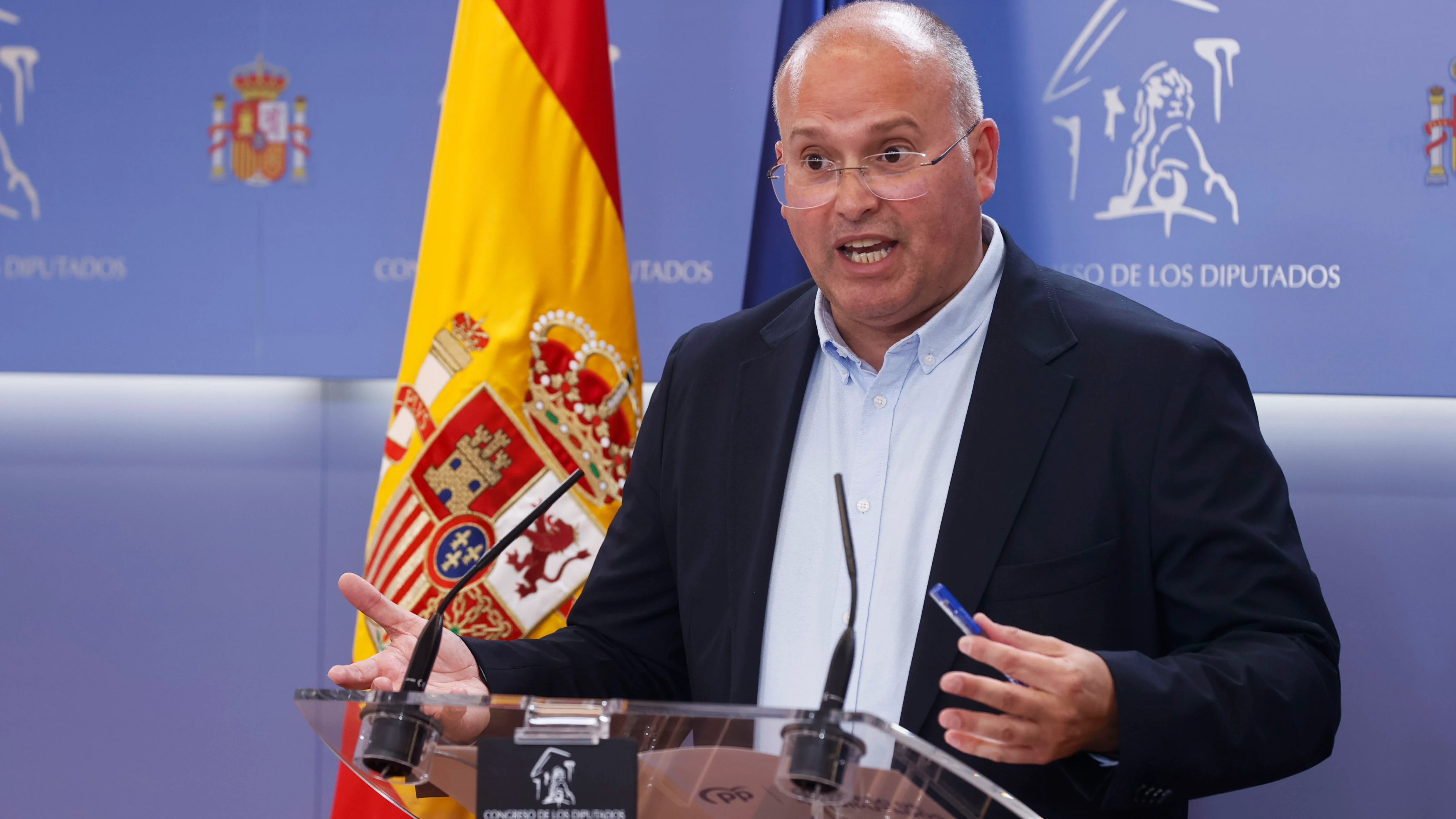 El portavoz del PP en el Congreso de los Diputados, Miguel Tellado