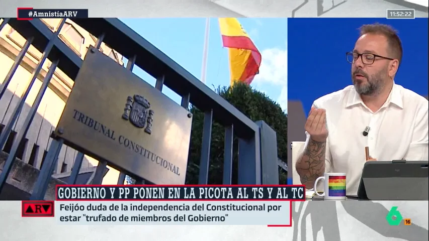 Maestre señala qué es lo que realmente le "molesta" a Feijóo d Constitucional: "Los miembros que él ha elegido no tienen mayoría" 