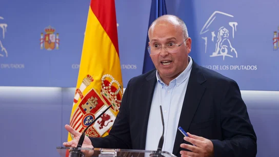 El portavoz del PP, Miguel Tellado, ofrece una rueda de prensa en el Congreso este martes. El portavoz del PP, Miguel Tellado, ofrece una rueda de prensa en el Congreso este martes. EFE/ Fernando Alvarado