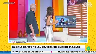 La reacción de Gloria Santoro al ver una foto del cantante Enrico Macias: &quot;Tiene cara de delincuente&quot;