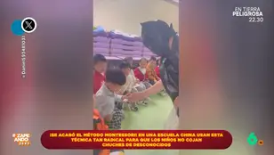 Vídeo viral de cómo una escuela china enseña a los niños a no coger chuches de desconocidos