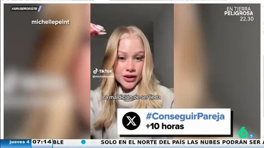 Una tiktoker cuenta que le cuesta mucho ligar porque es demasiado guapa: "Me dijo que era inalcanzable" Una tiktoker cuenta que le cuesta mucho ligar porque es demasiado guapa: "Me dijo que era inalcanzable"