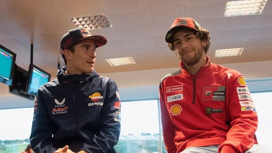 Marc Márquez y Enea Bastianini Marc Márquez y Enea Bastianini