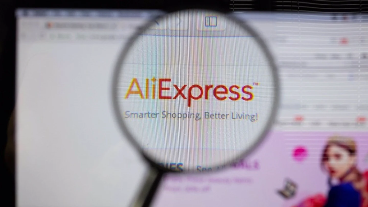 Imagen de la web de AliExpress. Imagen de la web de AliExpress.