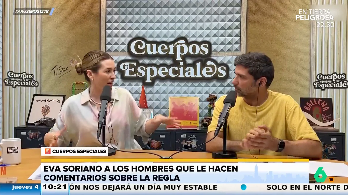 Eva Soriano a los hombres que se permiten "hacerte reglasplaining" desde su más profundo desconocimiento Eva Soriano a los hombres que se permiten "hacerte reglasplaining" desde su más profundo desconocimiento