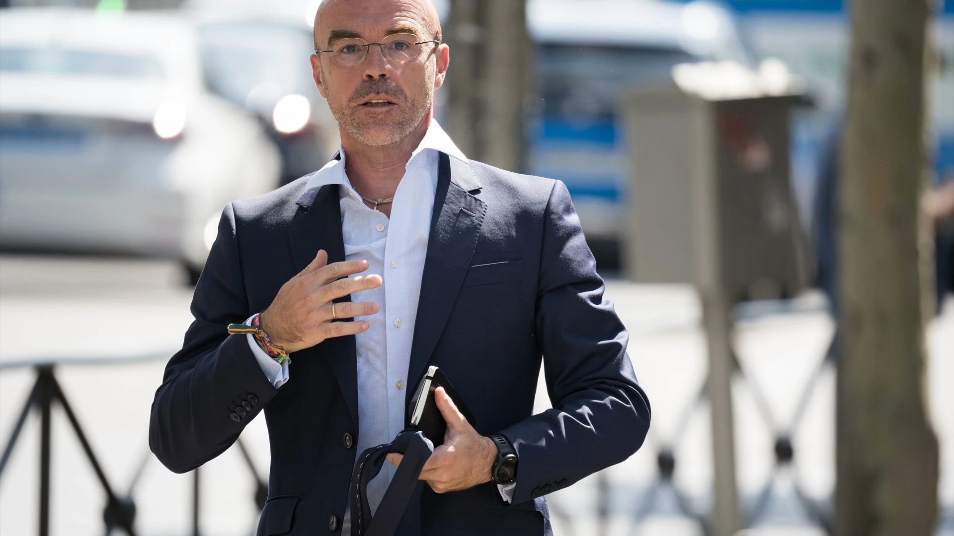 El líder de VOX en Bruselas, Jorge Buxadé.