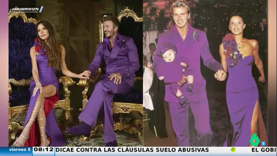 Alfonso Arús reacciona a David y Victoria Beckham con su traje de bodas: "Con los años que han pasado está más que bien" Alfonso Arús reacciona a David y Victoria Beckham con su traje de bodas: "Con los años que han pasado está más que bien"