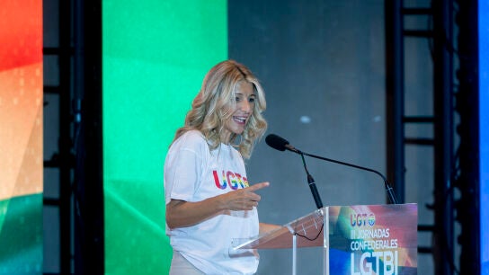 La vicepresidenta segunda y ministra de Trabajo y Econom&iacute;a Social, Yolanda D&iacute;az,