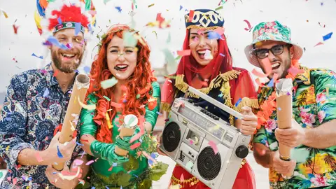 Imagen de archivo de un carnaval Imagen de archivo de un carnaval