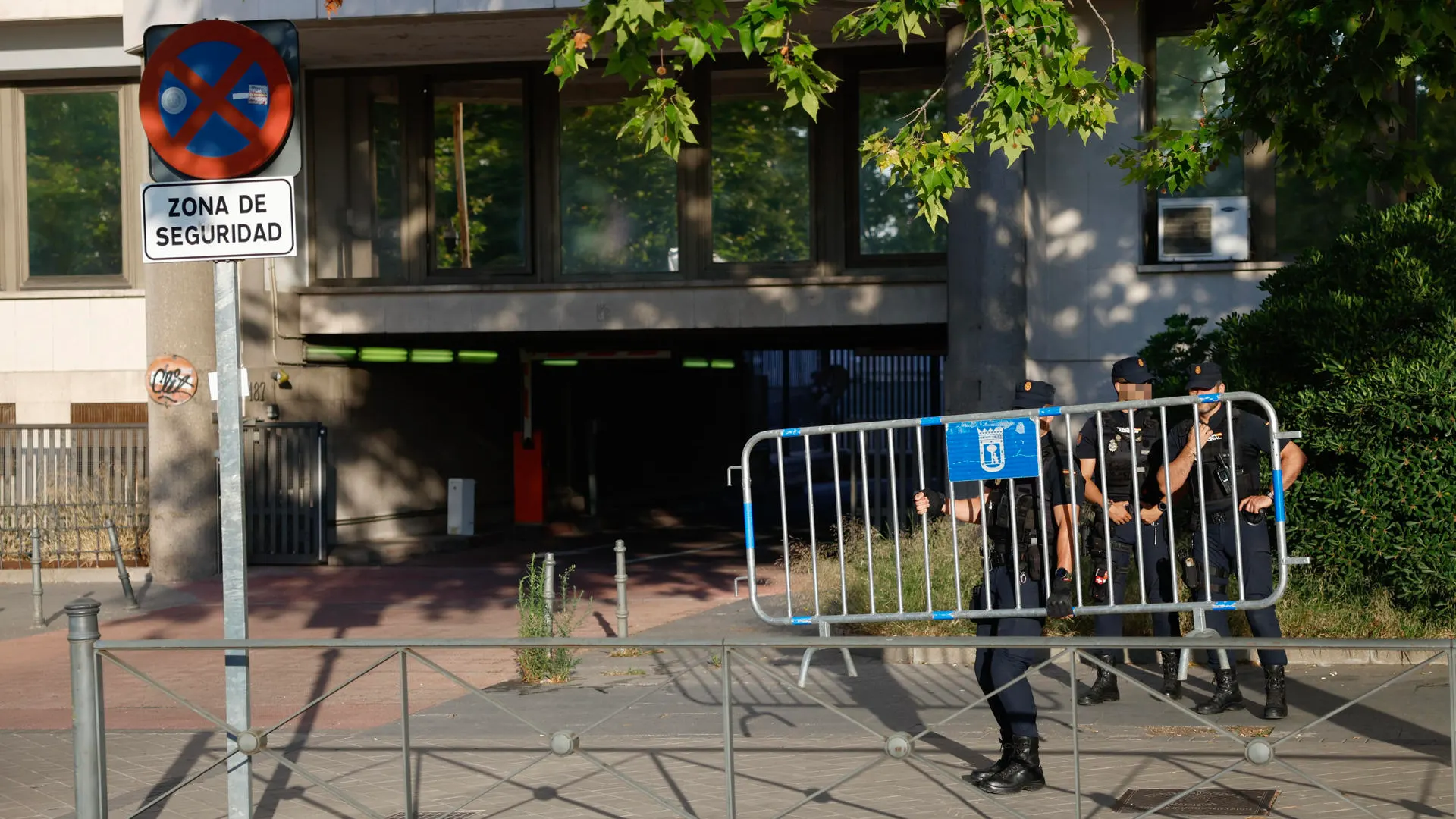 Dispositivo policial en los juzgados de Plaza de Castilla