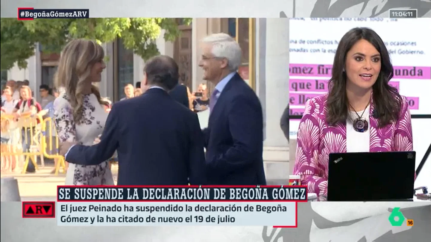 ARV - Ángela Martialay: "En el momento en el que una de las querellas no se notifica a la defensa de Begoña Gómez, hay un error procesal" ARV - Ángela Martialay: "En el momento en el que una de las querellas no se notifica a la defensa de Begoña Gómez, hay un error procesal"