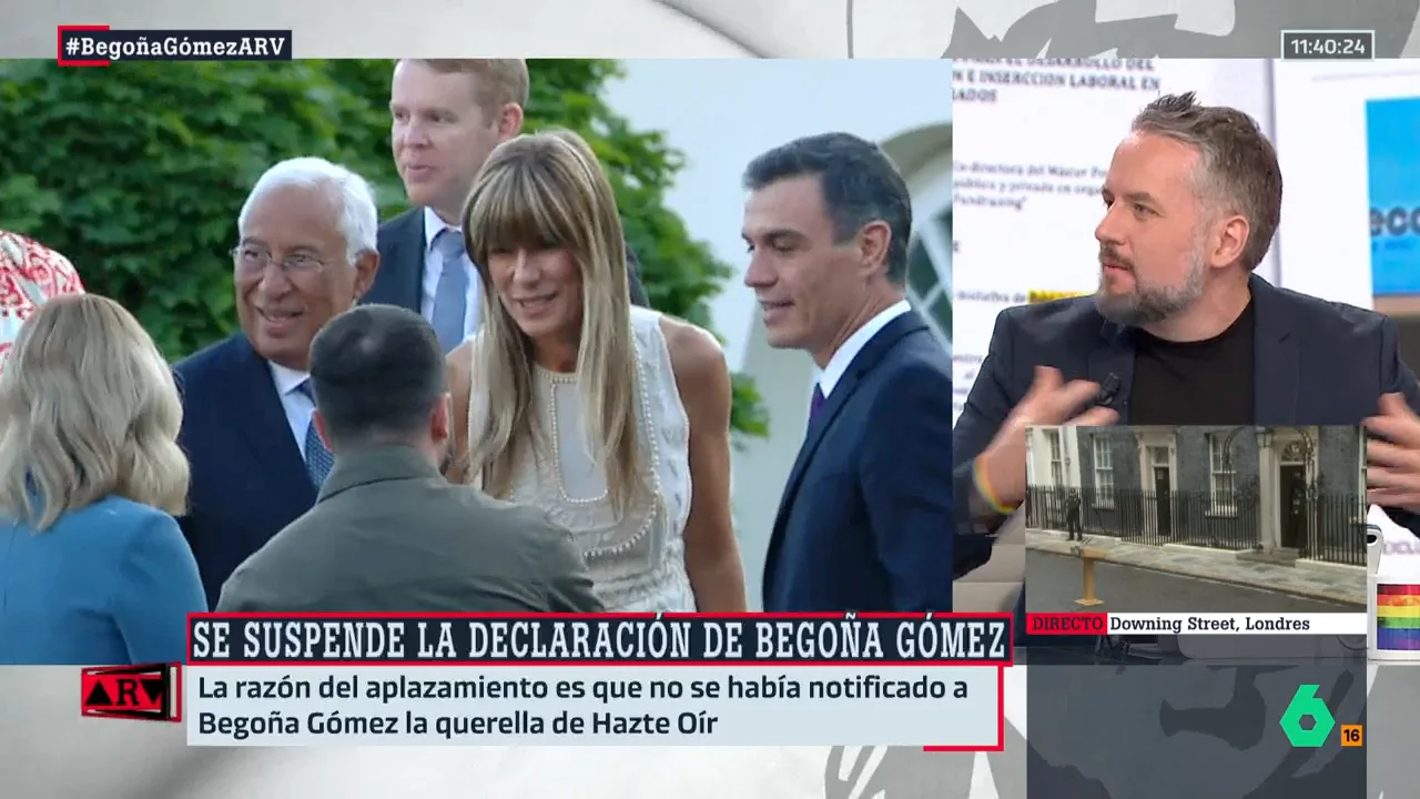 Daniel Basteiro, sobre Begoña Gómez: "No sabemos de qué se acusa a la mujer de Pedro Sánchez" Daniel Basteiro, sobre Begoña Gómez: "No sabemos de qué se acusa a la mujer de Pedro Sánchez"