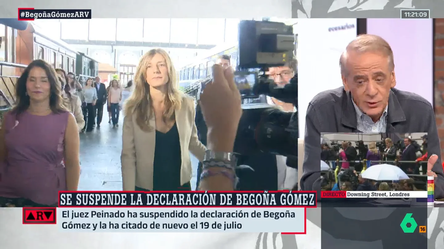ARV - Ignacio Cembrero, sobre la declaración de Begoña Gómez: "Hay que investigar hechos concretos, no hacer una causa general" ARV - Ignacio Cembrero, sobre la declaración de Begoña Gómez: "Hay que investigar hechos concretos, no hacer una causa general"