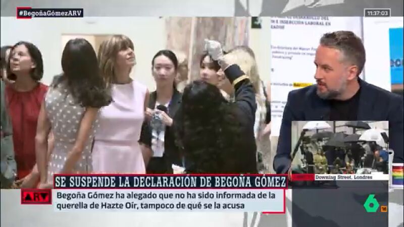 ARV - Daniel Basteiro, tras suspenderse de la declaración de Begoña Gómez: "Es muy curioso el origen del caso"
