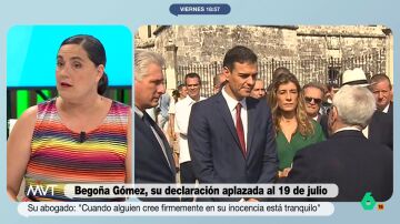 El enfado de Loreto Ochando con los agitadores en el juicio a Begoña Gómez