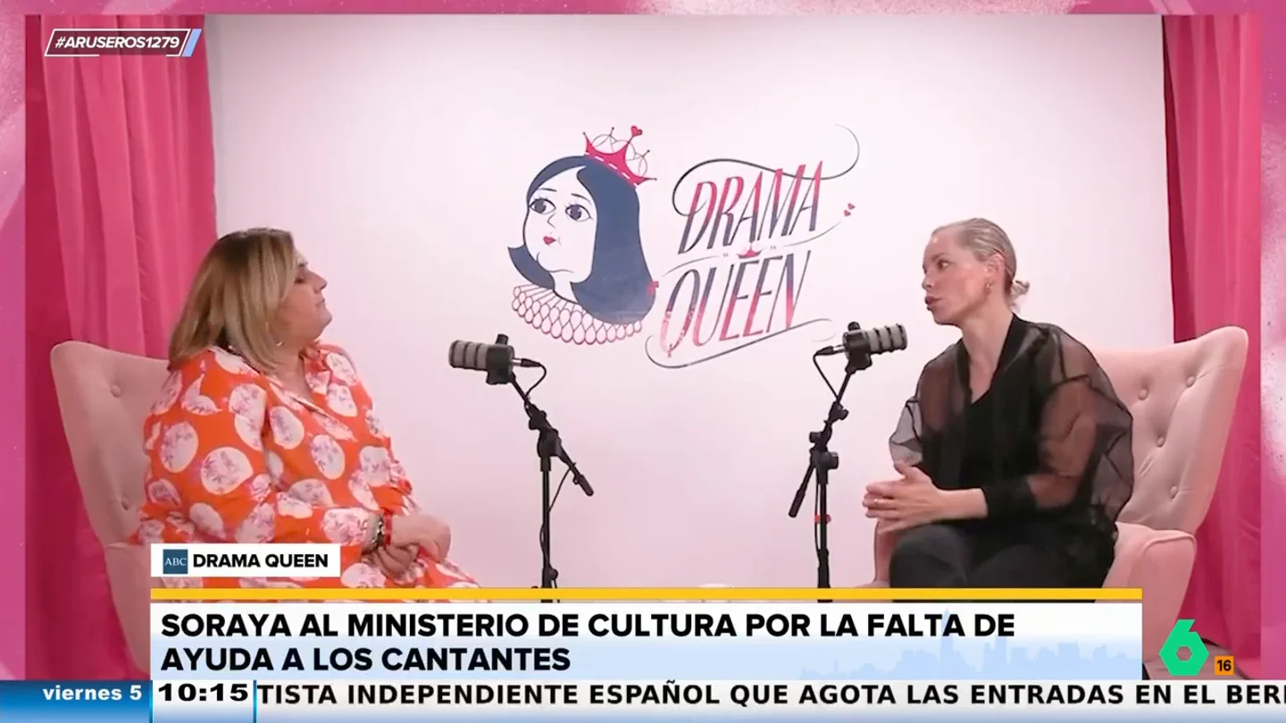 Soraya Arnelas, sobre la falta de ayudas a los cantantes: "Esto no es como el mundo del cine" Soraya Arnelas, sobre la falta de ayudas a los cantantes: "Esto no es como el mundo del cine"