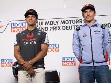 Jorge Mart&iacute;n y Marc M&aacute;rquez