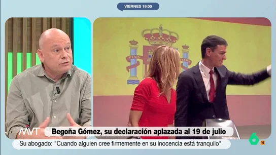 Gabriel Sanz, sobre la declaración aplazada de Begoña Gómez "Es una negligencia como hay muchas, la relevancia es que le ha pasado a Begoña Gómez", opina Gabriel Sanz en este vídeo donde asegura que "Si la señora Gómez o el presidente entienden que el juez Peinado es un prevaricador, que denuncien".