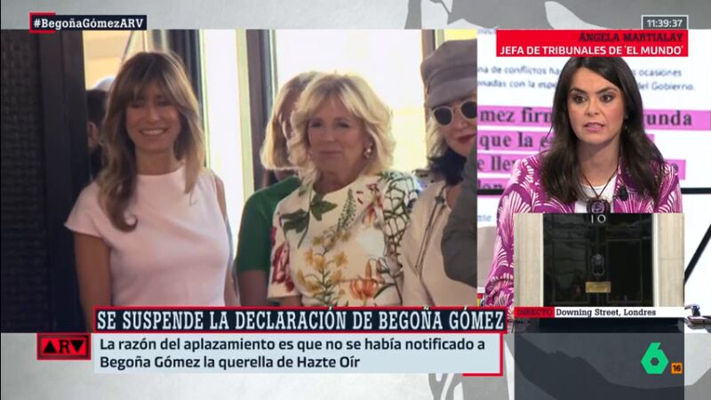ARV - Ángela Martialay explica que Begoña Gómez "estará en posibilidad la nueva acusación contra ella"