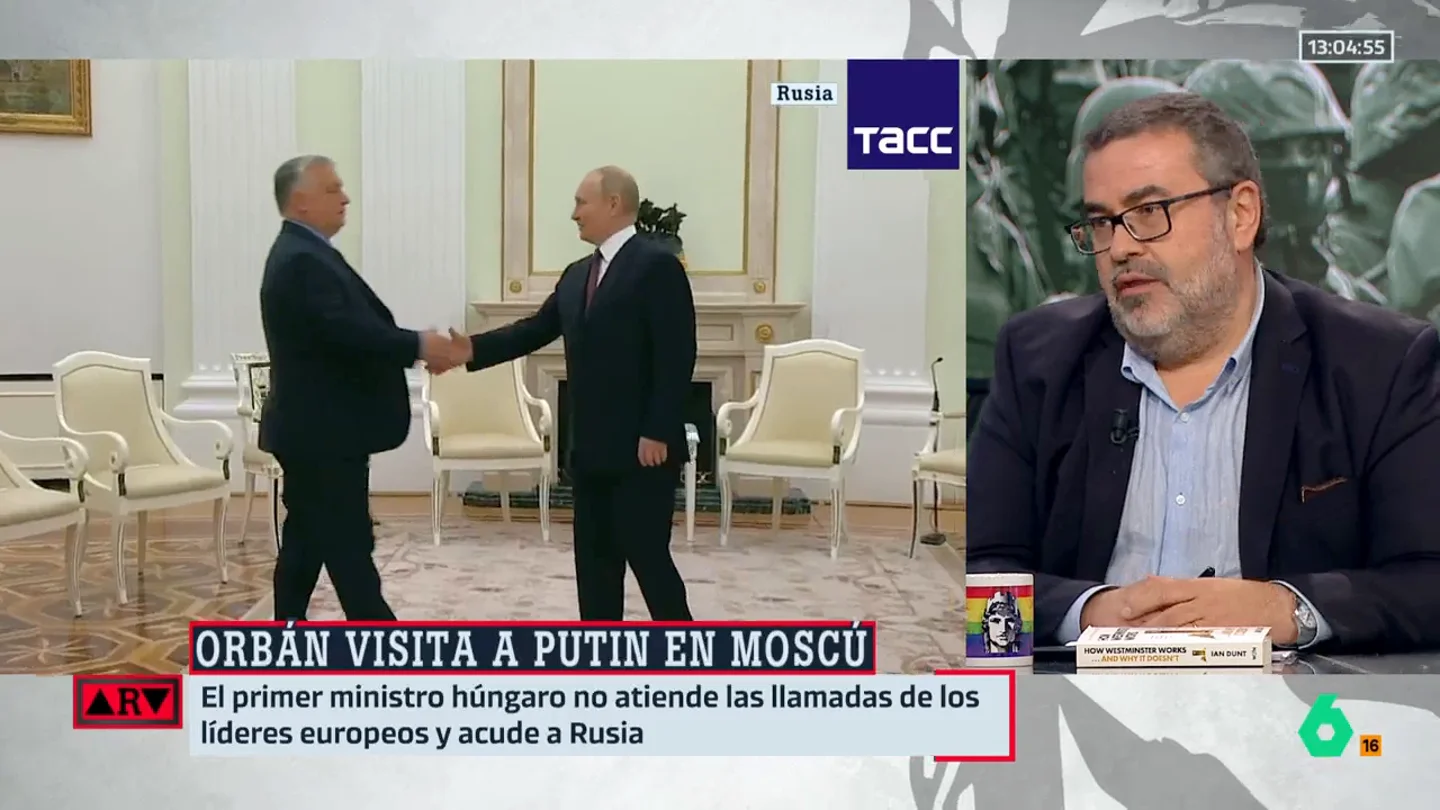 ARV- Pedro Rodríguez, sobre la reunión de Orbán con Putin: "Estamos hablando de cuestiones bastante siniestras" ARV- Pedro Rodríguez, sobre la reunión de Orbán con Putin: "Estamos hablando de cuestiones bastante siniestras"