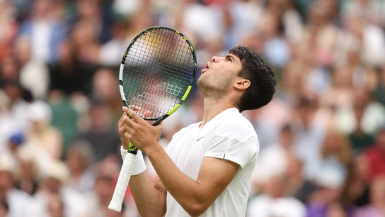 Carlos Alcaraz, en Wimbledon Carlos Alcaraz, en Wimbledon
