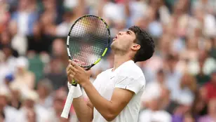 Carlos Alcaraz, en Wimbledon