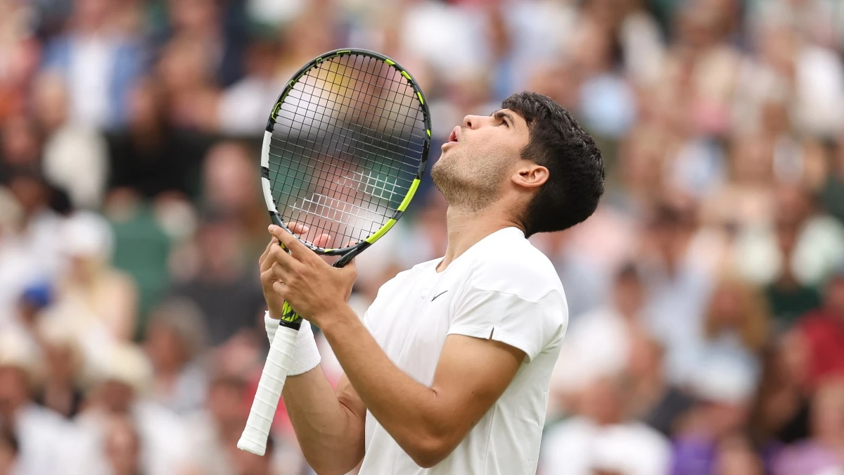 Carlos Alcaraz, en Wimbledon