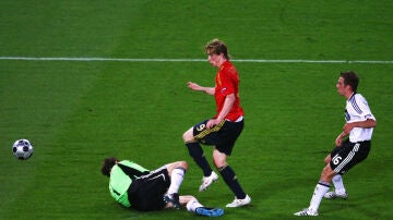 Gol de Fernando Torres en la final de la Eurocopa 2008