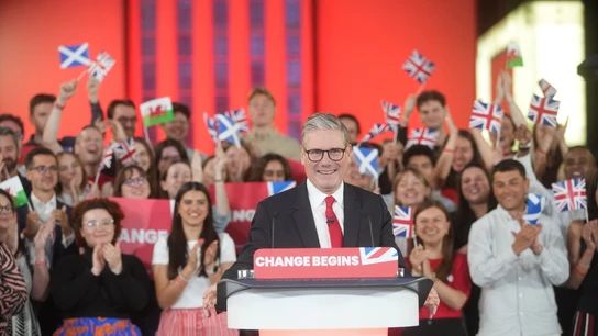 El nuevo primer ministro electo del Reino Unido, Keir Starmer, comparece tras conocerse los primeros resultados El nuevo primer ministro electo del Reino Unido, Keir Starmer, comparece tras conocerse los primeros resultados