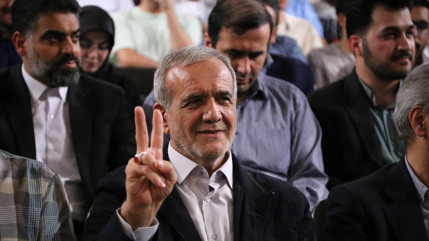 El candidato reformista Masud Pezeshkian El candidato reformista Masud Pezeshkian