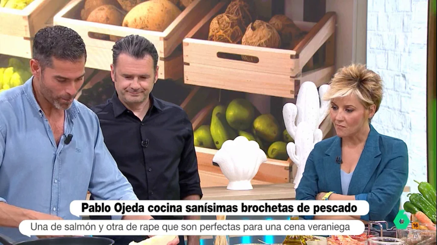 La receta sanísima de Pablo Ojeda de la que Cristina Pardo no es partidaria La receta sanísima de Pablo Ojeda de la que Cristina Pardo no es partidaria