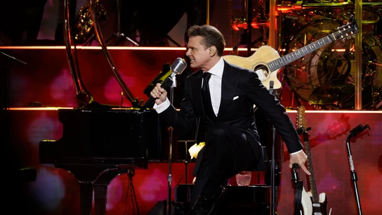 Luis Miguel durante un concierto Luis Miguel durante un concierto