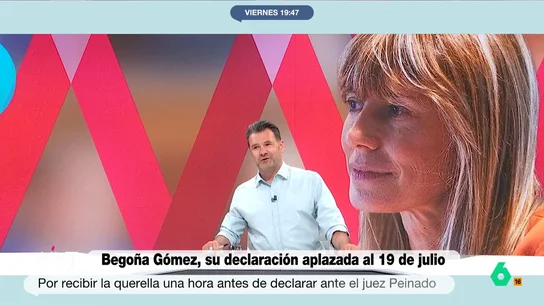 Iñaki López explica que un error procesal deja a Begoña Gómez sin declarar Iñaki López explica que un error procesal deja a Begoña Gómez sin declarar