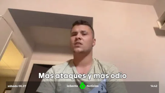 Hugo, víctima de una agresión tránsfoba Hugo, víctima de una agresión tránsfoba