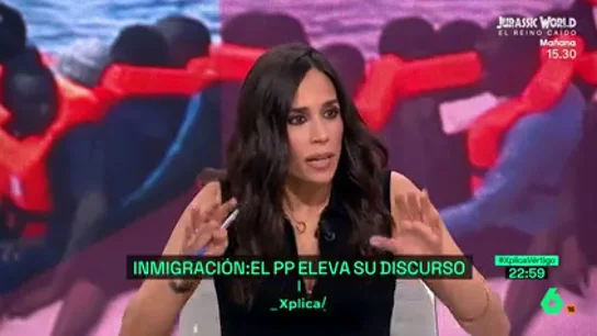 Pilar Velasco analiza el "salto" de Feijóo sobre la inmigración: "Hasta hoy ese discurso era de Vox" Pilar Velasco analiza el "salto" de Feijóo sobre la inmigración: "Hasta hoy ese discurso era de Vox"