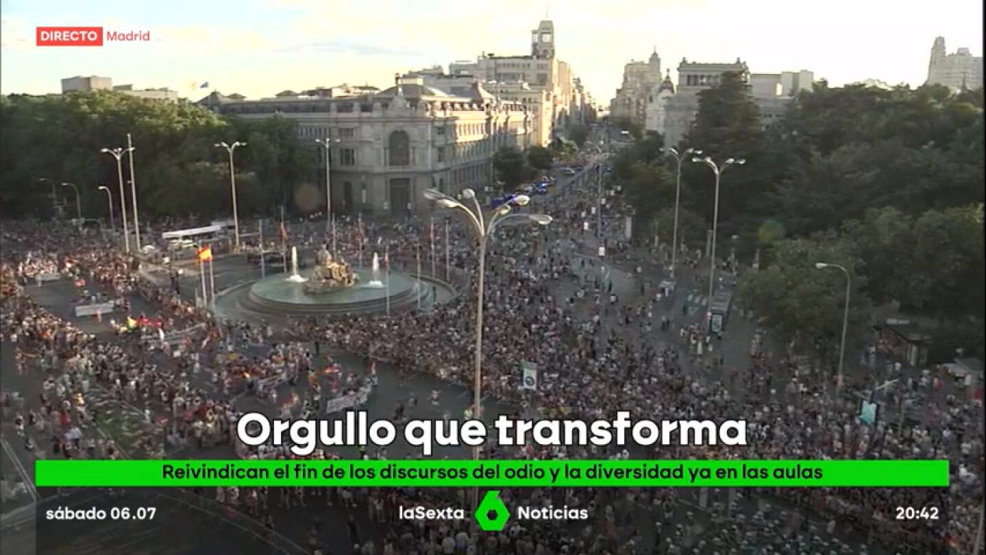 Imagen del Orgullo en directo