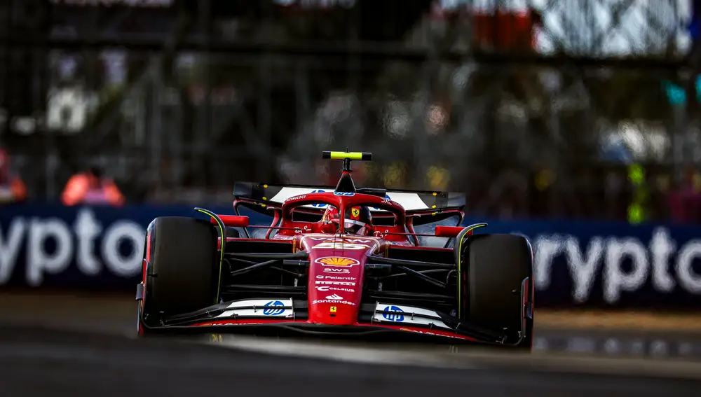 Carlos Sainz partirá como el mejor Ferrari, séptimo Carlos Sainz partirá como el mejor Ferrari, séptimo