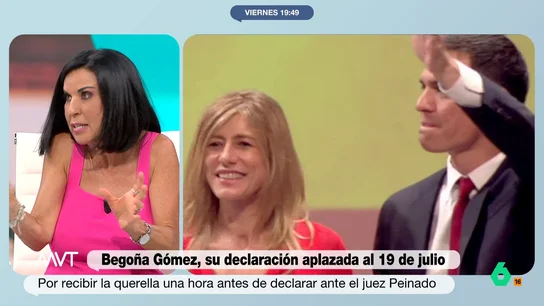 Beatriz de Vicente analiza el error que lleva al aplazamiento de la declaración de Begoña Gómez Beatriz de Vicente analiza el error que lleva al aplazamiento de la declaración de Begoña Gómez