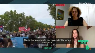 María González, afectada por el turismo masivo en Canarias