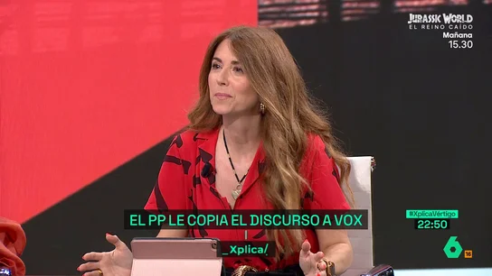 XPLICA Esther Ruiz, sobre la advertencia Vox: "No se atrevería a romper gobiernos, porque perdería sus coches oficiales" XPLICA Esther Ruiz, sobre la advertencia Vox: "No se atrevería a romper gobiernos, porque perdería sus coches oficiales"
