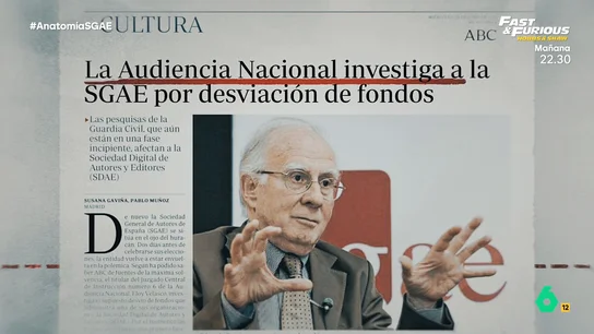 Una filtración del ABC precipitó la operación contra la cúpula de la SGAE por miedo a que se destruyeran pruebas del 'entramado' Una filtración del ABC precipitó la operación contra la cúpula de la SGAE por miedo a que se destruyeran pruebas del 'entramado'