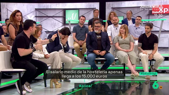 XPLICA El tenso debate entre un hostelero y un camarero: "Pones la responsabilidad de que un empresario haga algo mal en el trabajador" XPLICA El tenso debate entre un hostelero y un camarero: "Pones la responsabilidad de que un empresario haga algo mal en el trabajador"