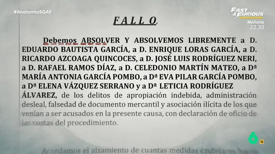 El 'caso de la SGAE' se saldó con un condenado a dos años de cárcel por pagar 40.000€ en prostíbulos con la tarjeta de la sociedad El 'caso de la SGAE' se saldó con un condenado a dos años de cárcel por pagar 40.000€ en prostíbulos con la tarjeta de la sociedad