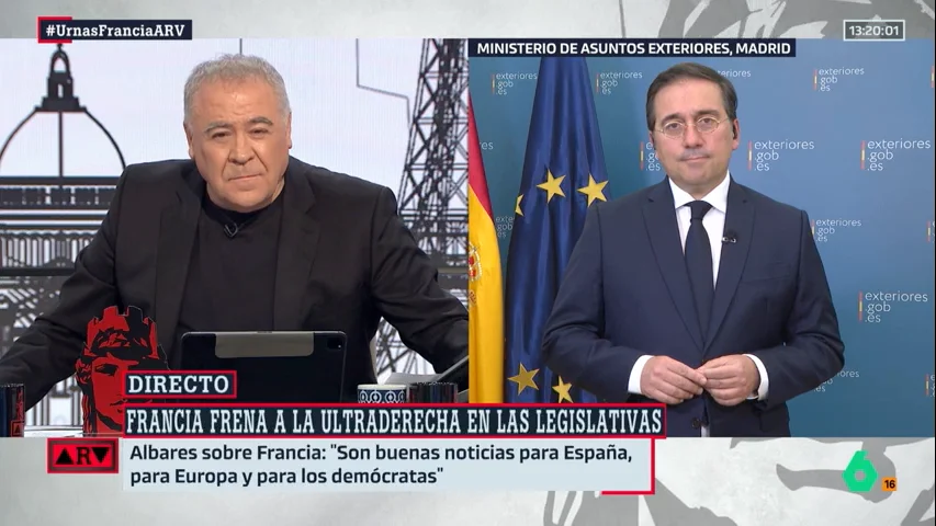 ARV- Albares, sobre el resultado electoral en Francia: "Se dijo no al odio, a la división y a las mentiras"