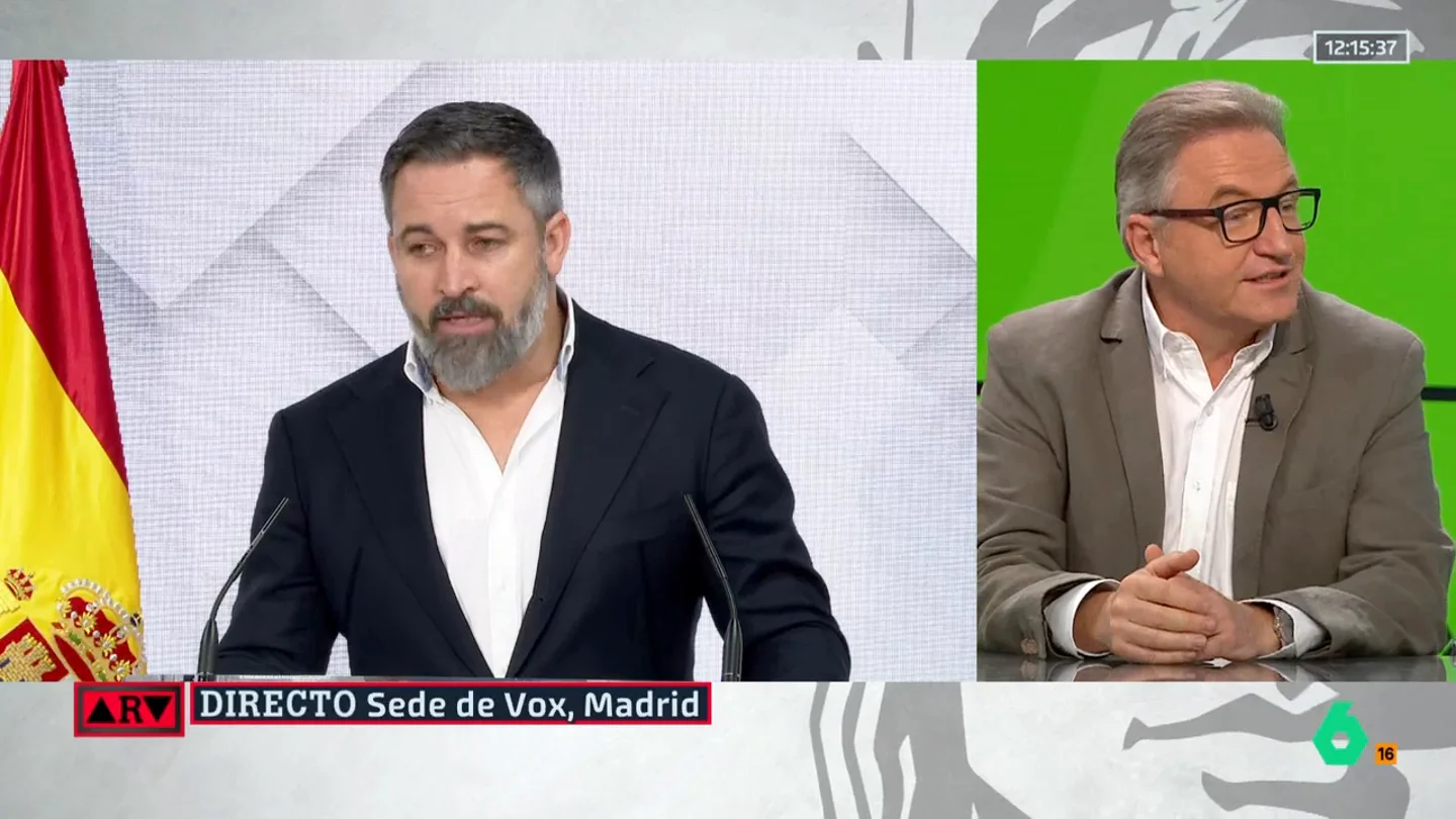 ARV- Carlos Segovia reflexiona sobre por qué Vox está endureciendo su discurso: "Parece que está tocando techo" ARV- Carlos Segovia reflexiona sobre por qué Vox está endureciendo su discurso: "Parece que está tocando techo"